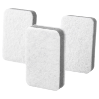 SVAMPIG IKEA 602.576.05 Губки для посуды 3 шт. серо-белый