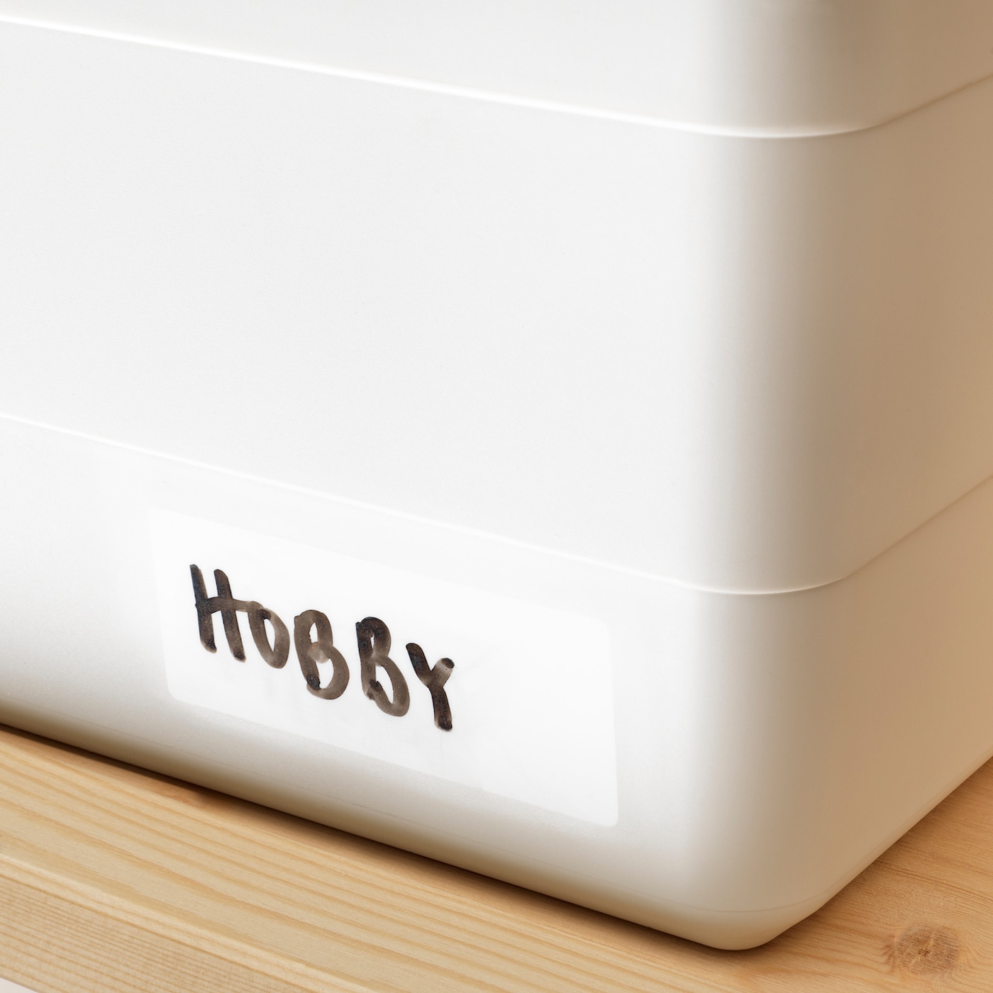 SOCKERBIT Контейнер с крышкой белый 38x51x30 см