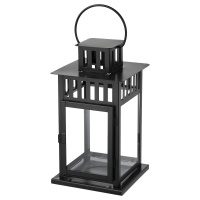 BORRBY IKEA 101.561.09 Фонарь 28 см черный