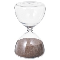 EFTERTANKA IKEA 504.954.85 Декоративные песочные часы 10 см прозрачное стекло / песочный