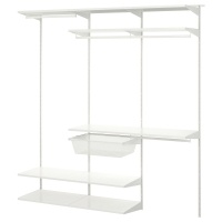 BOAXEL IKEA 994.694.75 Гардеробная комбинация 187x40x201 см Белый