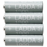 LADDA аккумуляторная батарея, HR06 AA 1.2 V, 1900 mAh 005.098.14