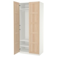 PAX / BERGSBO Гардероб 995.006.35 Беленый дуб 100x60x236 см IKEA