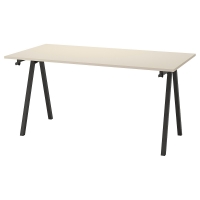 TROTTEN IKEA 694.295.65 Стол письменный 160x80 см. беж/антрацит