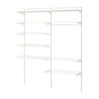 BOAXEL IKEA 593.864.82 Комбинация для белья белая 165x40x201 см