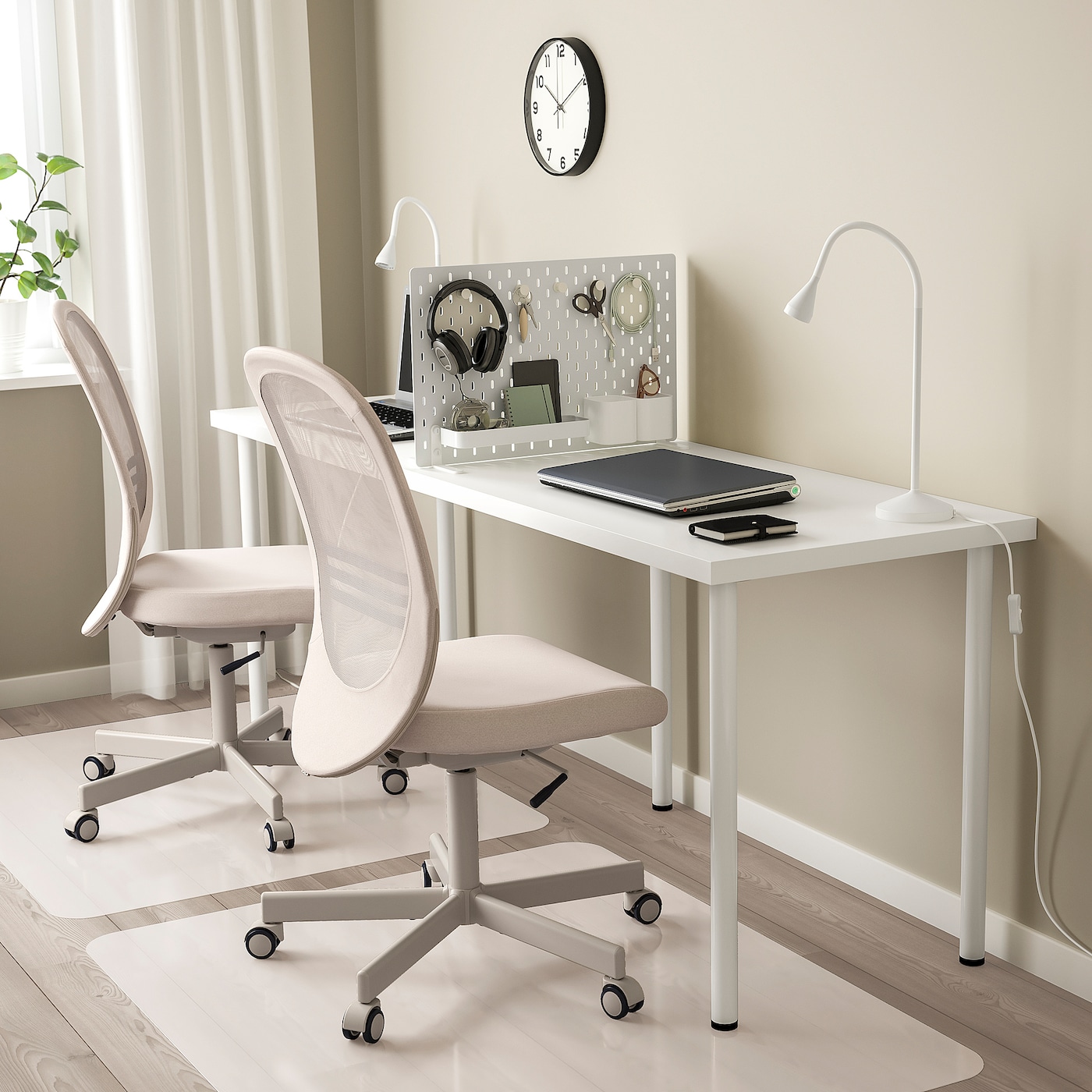 SKADIS IKEA 005.415.74 Перфорированная доска 56x37 см белый