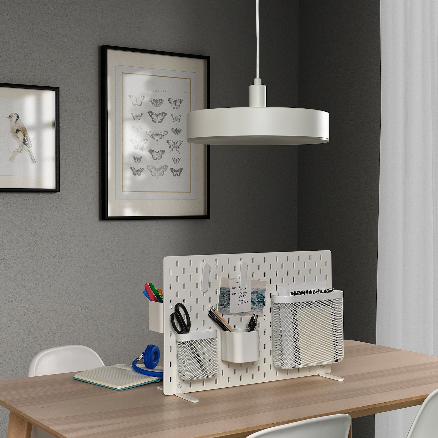 SKADIS IKEA 005.415.74 Перфорированная доска 56x37 см белый