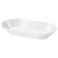 IKEA 365 + блюдо, белый, 24x13 см
