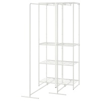 JOSTEIN Полка для сушки In/Out/White Wire 82x53/117x180 см