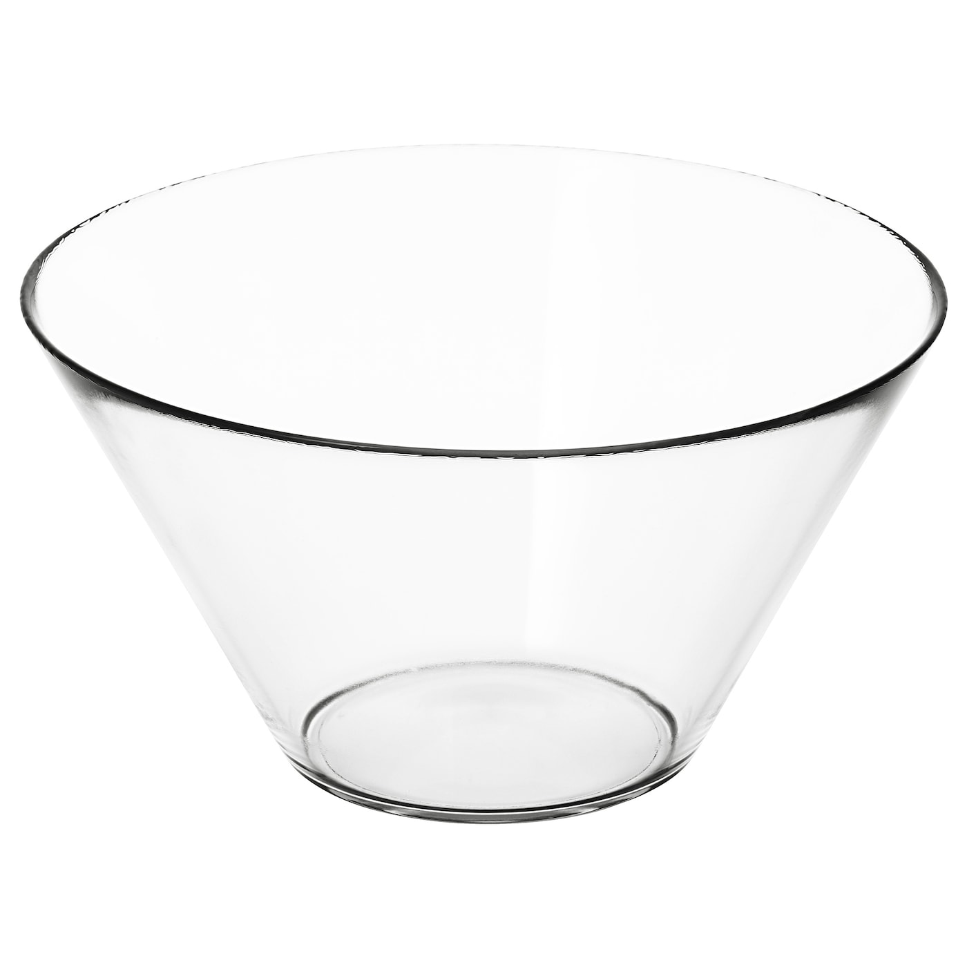 TRYGG Миска 28 см IKEA 201.324.53 прозрачное стекло