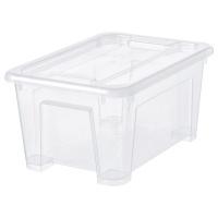 SAMLA 094.408.39 IKEA Контейнер с крышкой 28x20x14 см/5 л прозрачный