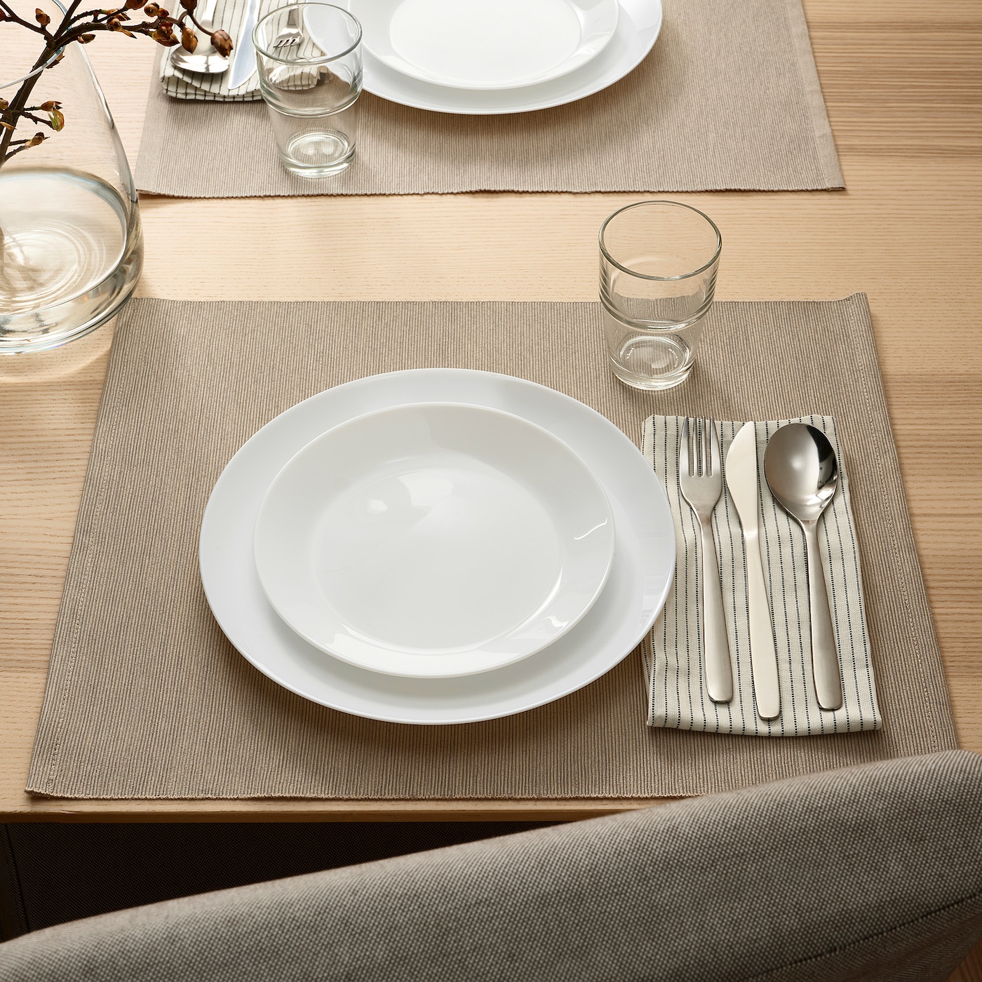 Oftast IKEA 603.189.39 Тарелка 19 см Белый