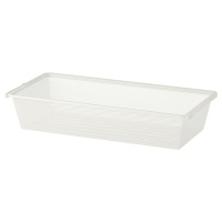 BOAXEL IKEA 904.586.07 Корзина сетчатая 80x40x15 см белый