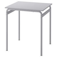 GRASALA стол, серый/ серый, 67x67x75 см