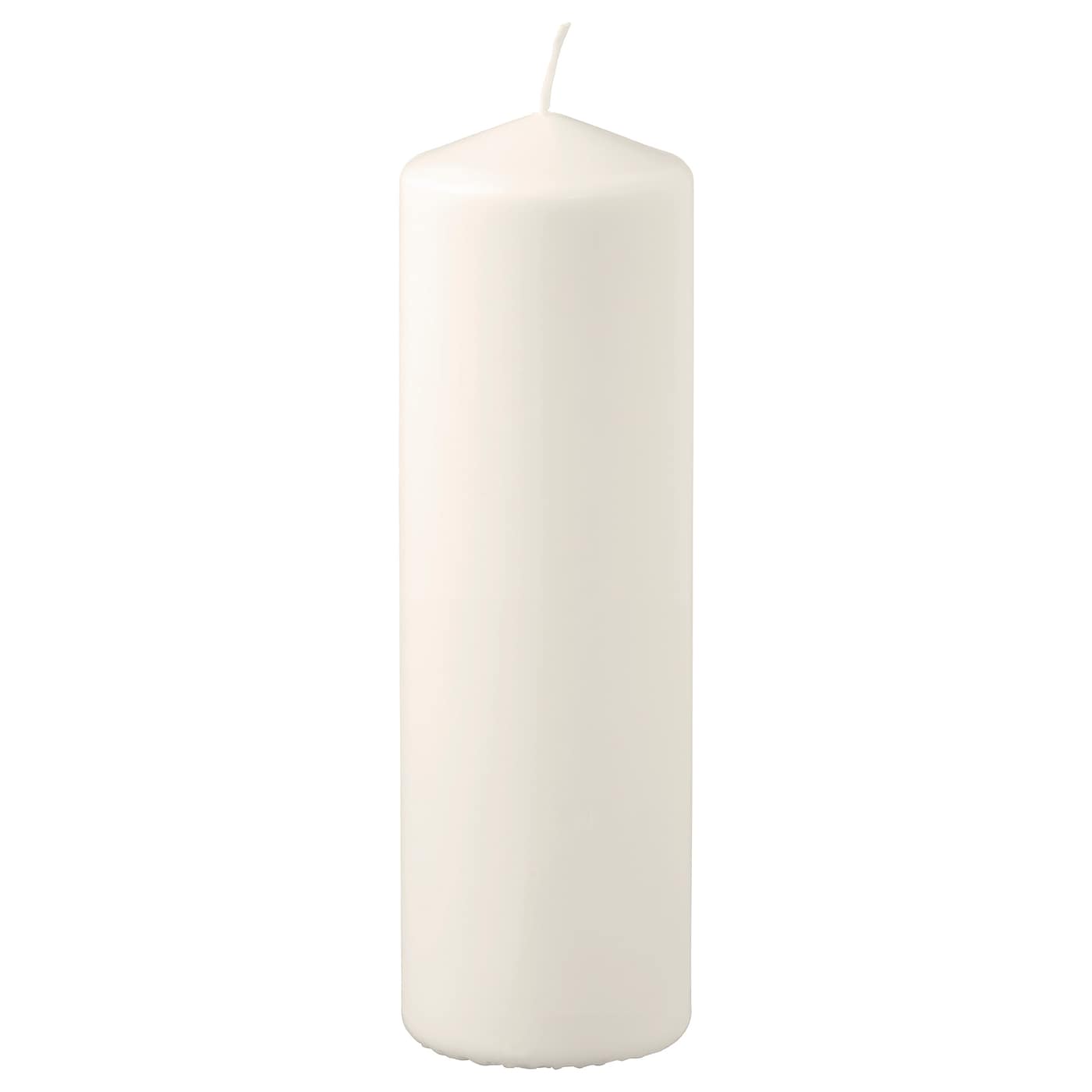 FENOMEN IKEA 305.284.15 Свеча неароматическая формовая 23 см, естественный