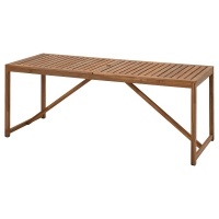 NAMMARO Садовый стол светло-коричневая морилка 200x75 см IKEA