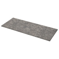 EKBACKEN Blat, ciemnoszary imitacja marmuru/laminat, 246x2.8 cm
