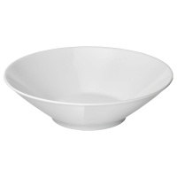 IKEA 365 + глубокая тарелка / миска, изогнутые стороны белый, 22 см