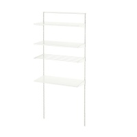 BOAXEL Комбинация для белья белый/металл 82x40x201 см IKEA 793.324.07