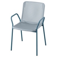 TORPARO IKEA 305.185.29 Стул с подлокотниками светло-серо-синий