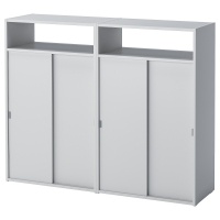 SPIKSMED Шкаф стеллаж 395.033.16 Серый 119x32x97 см IKEA