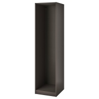 PAX IKEA 505.091.28 Каркас гардероба 50x58x201 см темно-серый