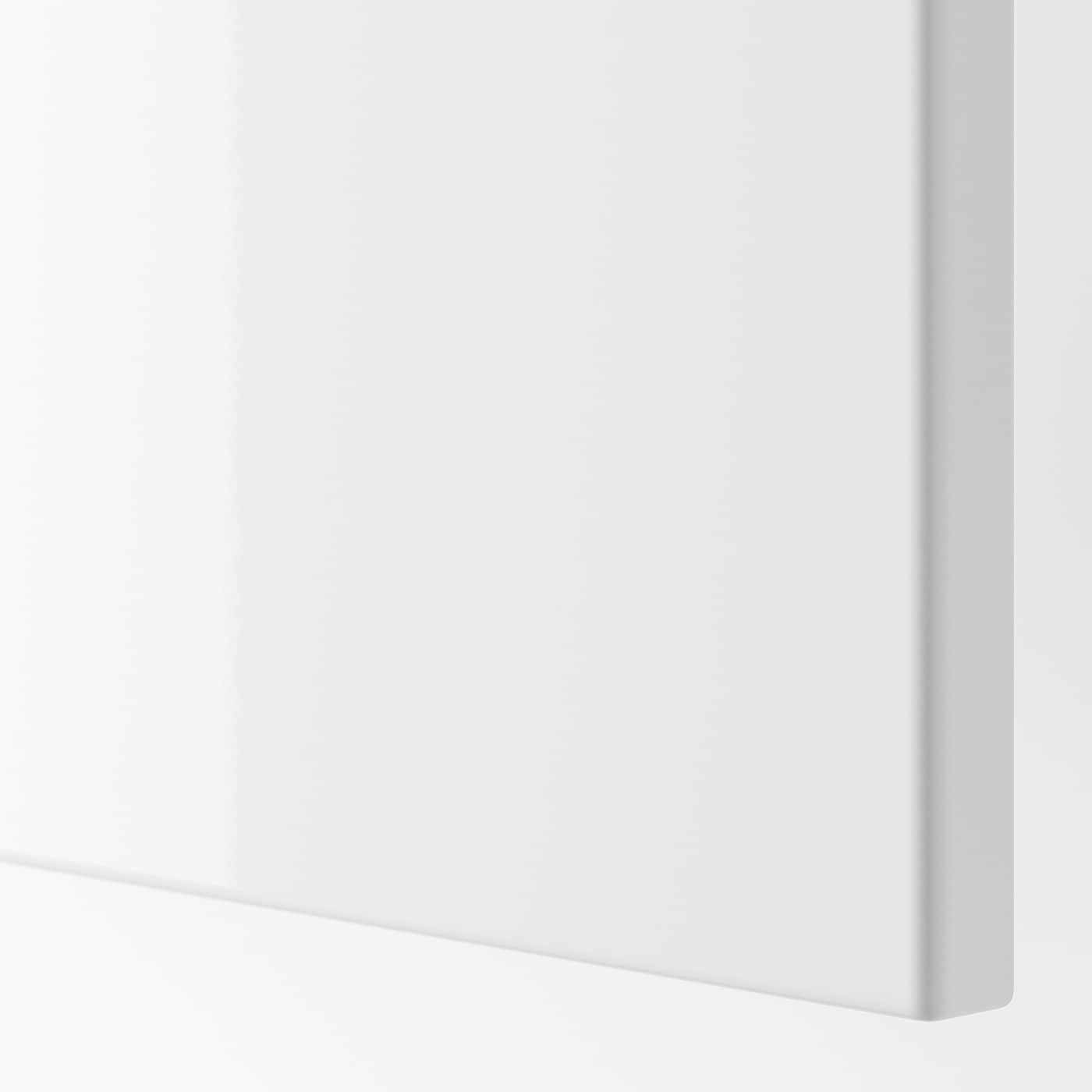PAX / FARDAL/AHEIM Комбинация шкафов, глянцевый белый / зеркальный, 200x60x236 см
