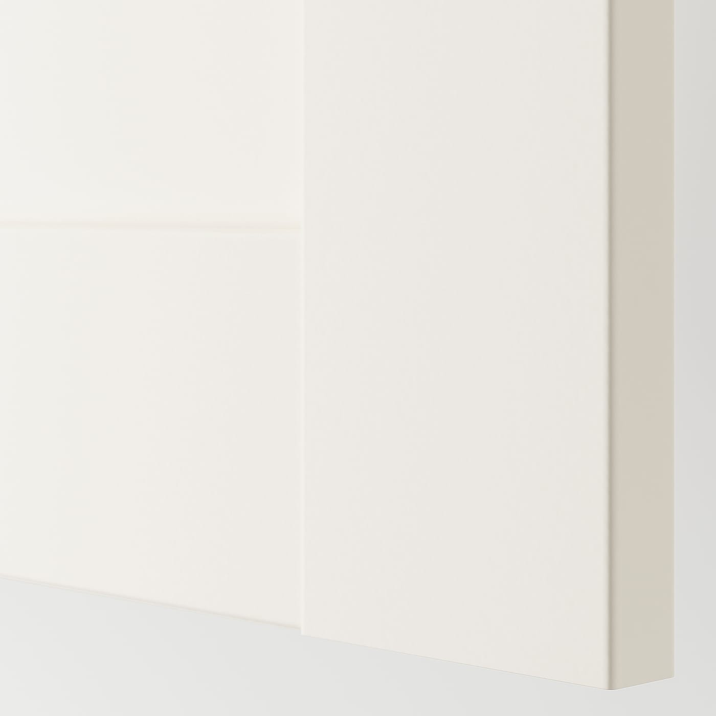PAX / BERGSBO/AHEIM Комбинированный шкаф, белый/зеркальный, 150x38x236 см