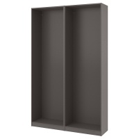 PAX 2 шкафы, темно-серый, 150x35x236 см PAX 2 шкафы, темно-серый, 150x35x236 см