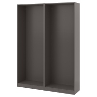 PAX 2 шкафы, темно-серый, 150x35x201 см PAX 2 шкафы, темно-серый, 150x35x201 см