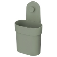 OBONAS IKEA 805.155.85 Контейнер с присоской серо-зеленый