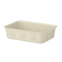 NOJIG IKEA 504.681.04 Органайзер 15x20x5 см пластик бежевый