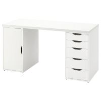 LAGKAPTEN / ALEX IKEA 095.216.04 Письменный стол 140x60 см белый