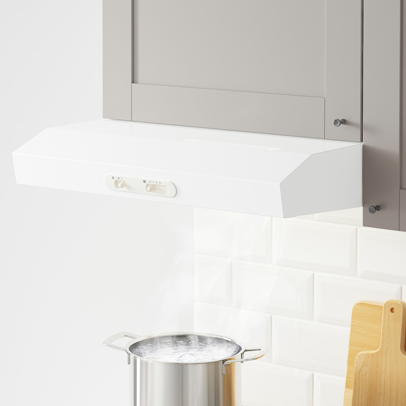 KNOXHULT 603.267.98 Подвесной шкаф с дверцей, серый, 60x60 см IKEA