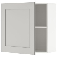 KNOXHULT 603.267.98 Подвесной шкаф с дверцей, серый, 60x60 см IKEA