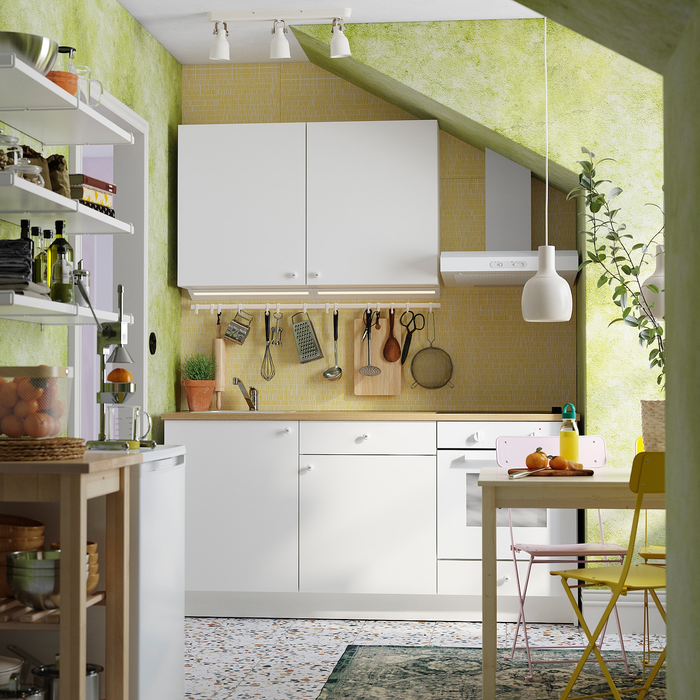 KNOXHULT IKEA 691.804.66 Кухня 180x61x220 см белый