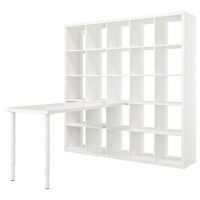 KALLAX / LAGKAPTEN 694.816.81 Рабочий стол, белый, 182x179x182 см IKEA