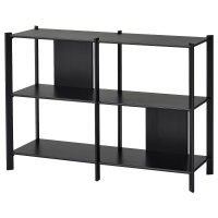 JATTESTA IKEA 005.219.05 Книжный шкаф 120x85 см черный