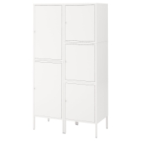 HALLAN Комбинация с дверью, белый, 90x47x167 см