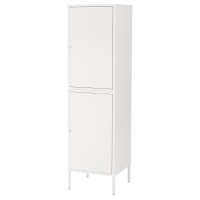 HALLAN Комбинация с дверью, белый, 45x47x167 см