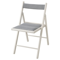 FROSVI IKEA 205.343.32 Стул складной белый / Knisa светло-серый