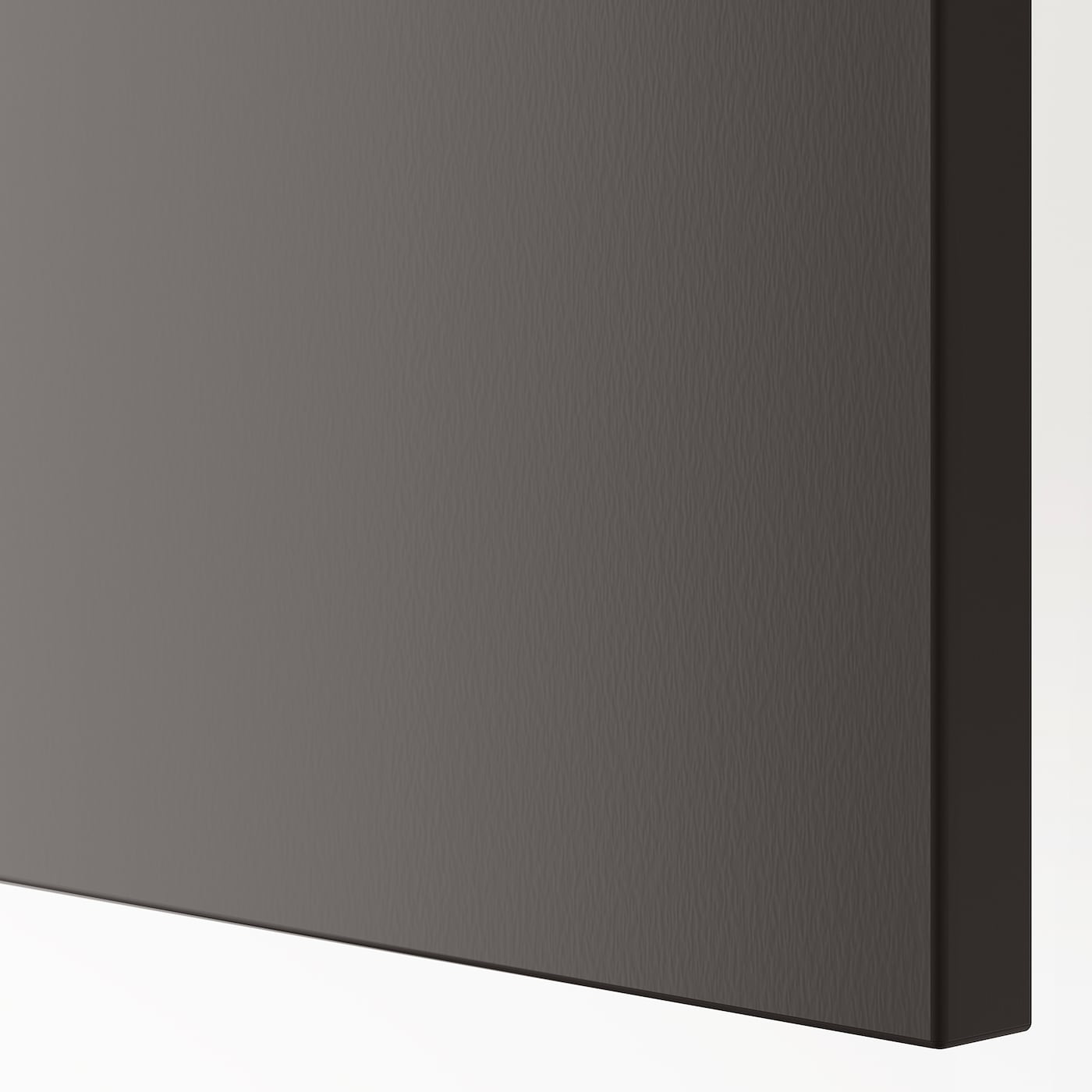 FORSAND IKEA 894.362.54 Дверь с петлями 50x229 см темно-серый