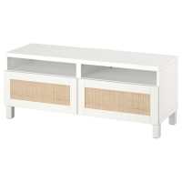 BESTA Тумба ТВ с ящиками белый Studsviken / Stubbarp белый 120x42x48 см 994.199.99