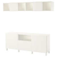 EKET Стенка ТВ 210x42x220 см Белый IKEA