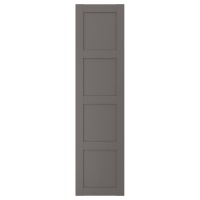 BERGSBO IKEA 794.362.40 Дверь с петлями 50x195 см темно-серый BERGSBO IKEA 794.362.40 Дверь с петлями 50x195 см темно-серый