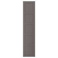 BERGSBO IKEA 194.362.43 Дверь с петлями 50x229 см темно-серый BERGSBO IKEA 194.362.43 Дверь с петлями 50x229 см темно-серый