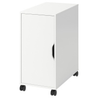 ALEX IKEA 295.419.41 Тумба офисная на колесиках 36x76 см белый / черный