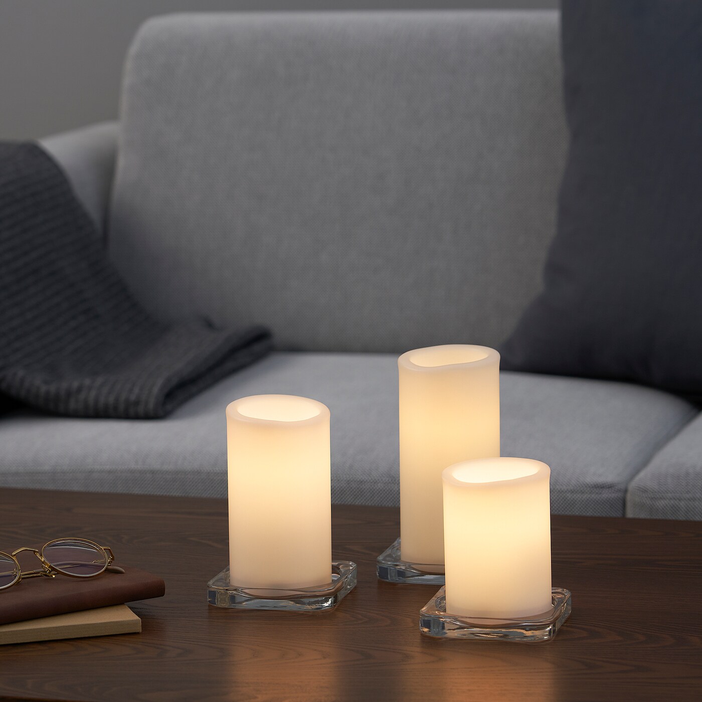 ADELLOVTRAD IKEA 905.202.61 Свечи светодиодные LED 3 шт. белый / для интерьера