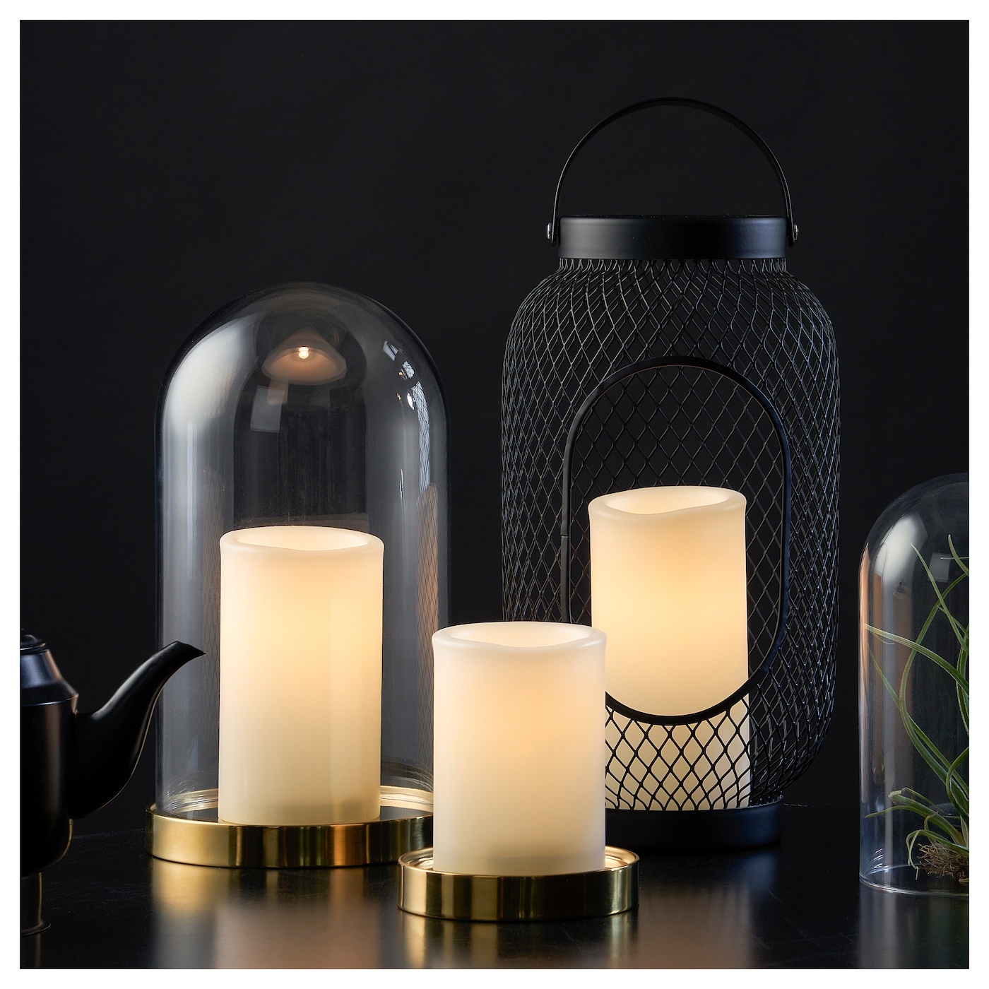 ADELLOVTRAD IKEA 905.202.61 Свечи светодиодные LED 3 шт. белый / для интерьера