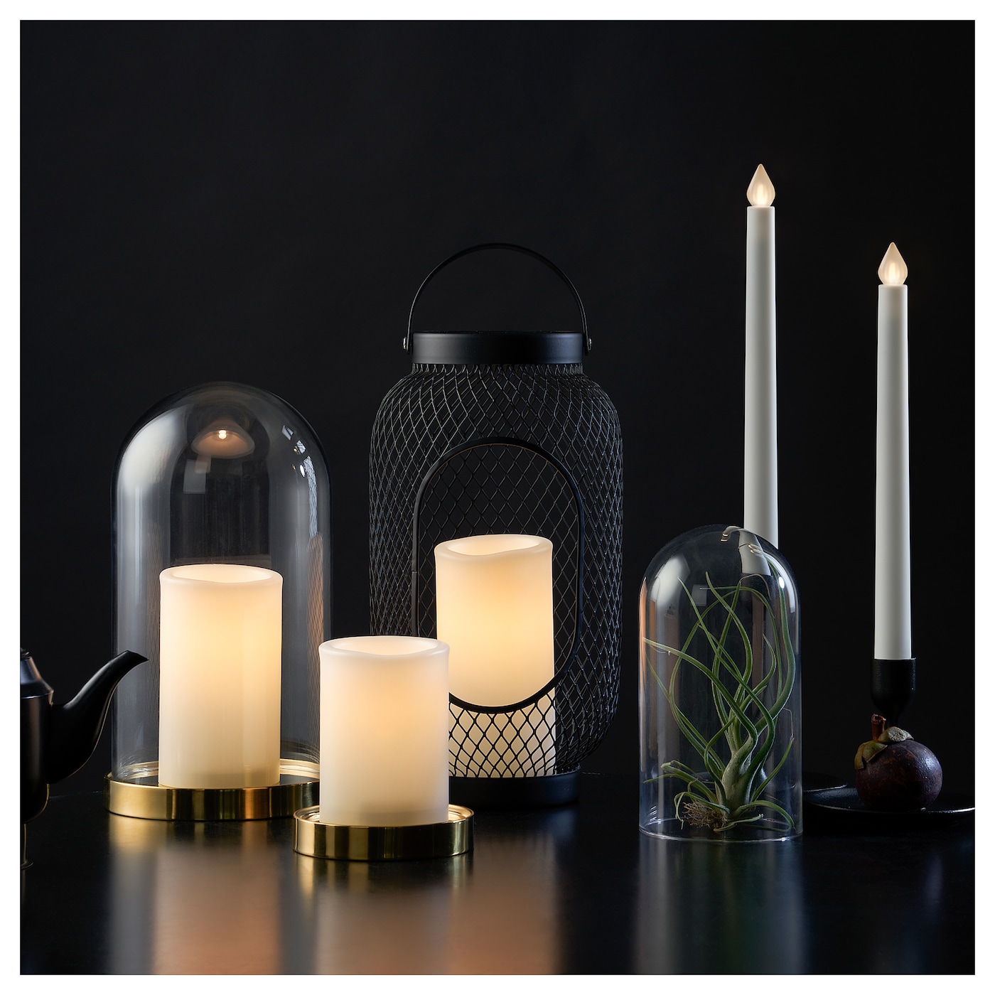 ADELLOVTRAD IKEA 905.202.61 Свечи светодиодные LED 3 шт. белый / для интерьера